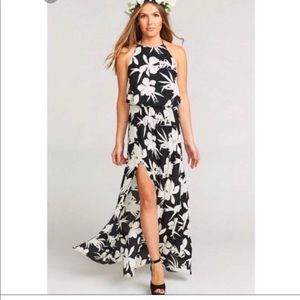 Show Me Your Mumu Heather Halter Maxi Dress Lily